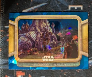 Star Wars Topps Chrome Sapphire - TPM - Imploring the Gungans for Help #69 - Picture 1 of 2