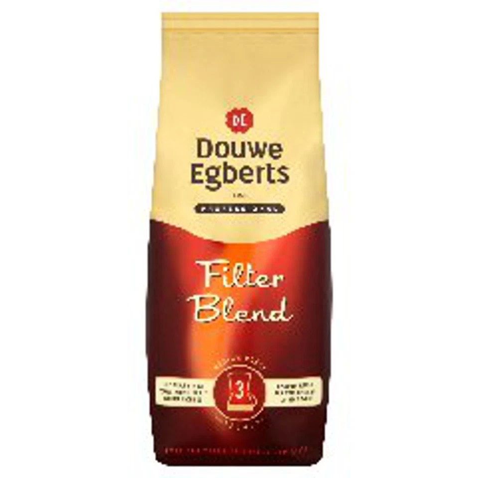 Mezcla de filtro Douwe Egberts café tostado y molido 1 kg 536600 Foto 1 de 1