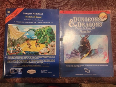 D&D Módulos M1 y X1 Expert Set 1981/1983 Foto 1 de 3