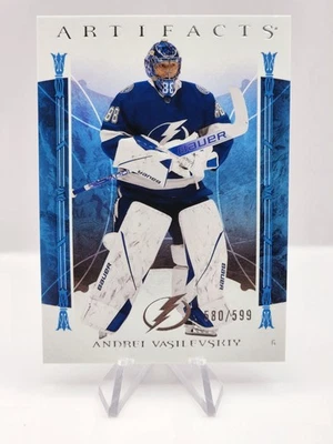 2022-23 Upper Deck Artifacts #151 Andrei Vasilevskiy #/599 - Image 1 of 2
