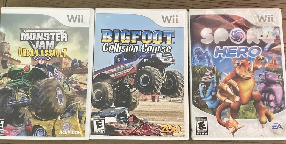 Lote de 3 juegos Nintendo WII Foto 1 de 4