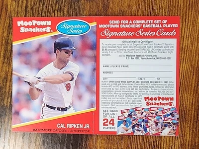 Cal Ripken Jr. 1991 MooTown Snackers #14 - Image 1 of 4