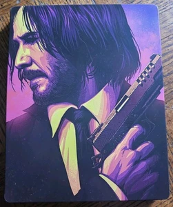 JOHN WICK Chapter 3 Parabellum - 2 Disc Blu Ray Limited Edition Steelbook - Picture 1 of 3