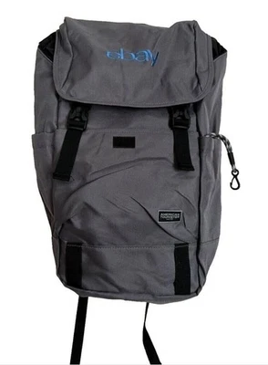 全新 American Tourister Embark 电脑背包 徽标 灰色 eBay 开放 2023 Swag — 第 1/4 张图片