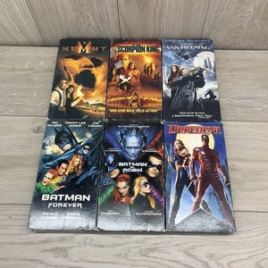 Retro Movie Night VHS Lot Of 6  Action Super Hero Batman + FREE SHIPPING - Bild 1 von 5