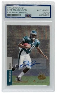 Desean Jackson Autographed 2008 Upper Deck Premier Prospects Rookie Card #166... - Picture 1 of 2