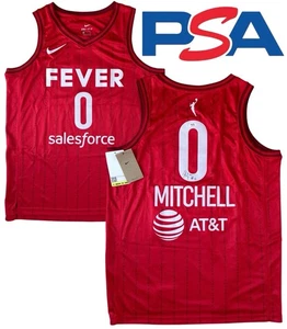 Kelsey Mitchell Signed Autographed WNBA Indiana Fever #0 Jersey PSA/DNA AUTO - Picture 1 of 5