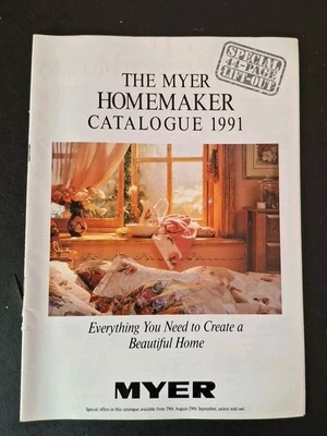 Vintage Myer Homemaker Catalogue 1991 - 44 Pages - image 1 of 4