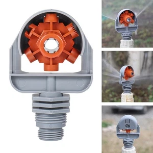Kunststoff Sprinklerköpfe 6 Muster verstellbar Bewässerungswerkzeug für Garte - Picture 1 of 12