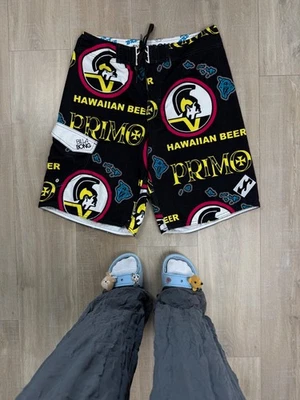 Pantalones Cortos Billabong Edición Especial Hawaii Primo Lager Cerveza Surf Talla 34 Foto 1 de 4