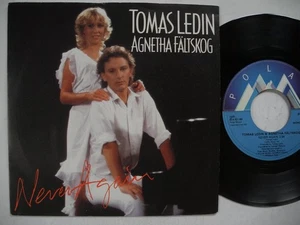 AGNETHA FÄLTSKOG & TOMAS LEDIN Never Again 45 7" single 1982 Sweden Polar EX - Picture 1 of 2