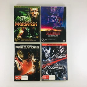 Predator + Alien Vs. Predator DVD 5 Movie Set Horror Survival Monster Free Post - Picture 1 of 10