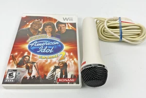 Konami American Idol Encore 2 per Wii con microfono USB Konami/Logitech - Foto 1 di 10