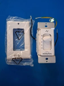 Minka Aire UC9020 120VAC/60Hz Ventilatore Regolatore 4 Velocità con Cover, Bianco - Foto 1 di 2