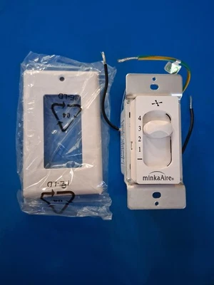 Minka Aire UC9020 120VAC/60Hz Fan 4 Speed Controller with Cover, White - Imagem 1 de 2