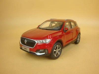 1:18 BORGWARD BX5 SUV MODEL CAR red color - Image 1 of 4