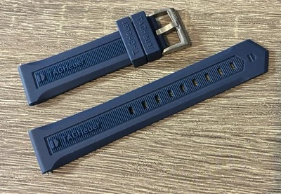 Correa de silicona de goma Tag Heuer Formula 1 azul 21,5 mm. Nuevo. Foto 1 de 3