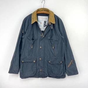 Barbour Icons Bedale Casual Jacket Mens XL Blue Utility Military Re-Engineered - Picture 1 of 17