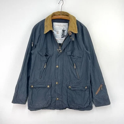 Barbour Icons Bedale Casual Jacket Mens XL Blue Utility Military Re-Engineered - Image 1 of 4