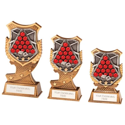 Trophy Superstore Titan Snooker Trophy - kostenlose Gravur - mehrere Größen