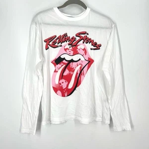 Daydreamer Rolling Stones Band Lick Crew Langarm Weiß XS Neu ohne Etikett - Bild 1 von 8