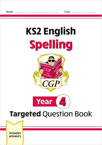CGP Books KS2 English Year 4 Spelling Targeted Question Book (with A (Paperback) - Image 1 of 1