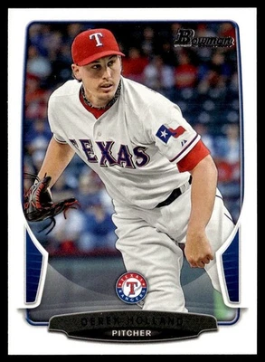 2013 Bowman Derek Holland Texas Rangers #74 - Image 1 of 2