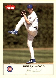 Kerry Wood 2005 Fleer Tradition #206 Chicago Cubs FREE SHIPPING AutographDen - Picture 1 of 2