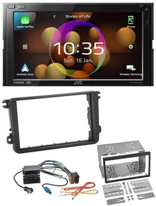 JVC DAB MP3 2DIN Bluetooth USB Autoradio für VW T5 Caravelle Multivan Transporte - Bild 1 von 10