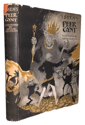 1936, 1st US Ed, DJ, PEER GYNT: A DRAMATIC POEM, by HENRIK IBSEN, ARTHUR RACKHAM - Image 1 of 4