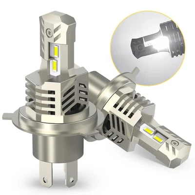 9003 H4 Kit Bombillas Faro LED 44W 3000LM Alto/Bajo Haz Super Brillante Blanco 6000K Foto 1 de 4
