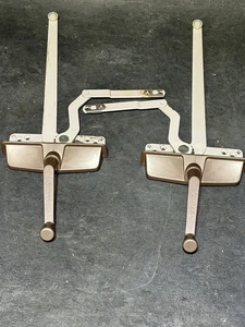 Pair Dual Arm Left & Right Casement Window Operator & Handle Truth Crank Semco - Picture 1 of 13