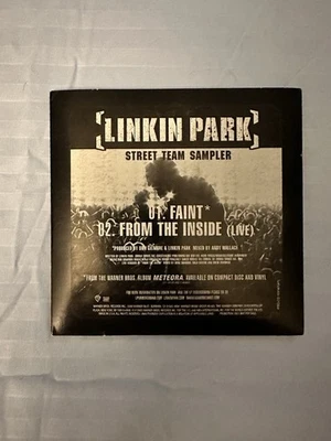 Linkin Park Street Team Sampler 2 Track CD 2003 Faint From the Inside - Image 1 of 4