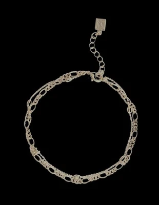 Tobillera doble dorada DANNIJO Foto 1 de 4