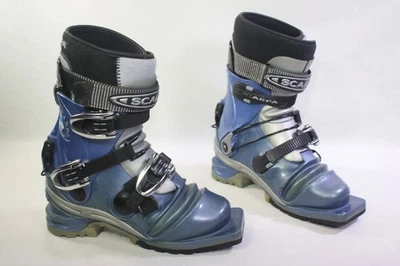 Scarpa T2 Telemark Ski Boots Mondo sz 23.0 (US Men's 5 / Women's 6) - Image 1 of 4