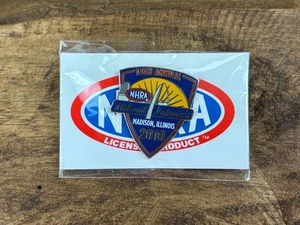 2010 14th Annual NHRA Midwest Nationals Madison, Illinois Lapel Enamel Pin NEW - Picture 1 of 2