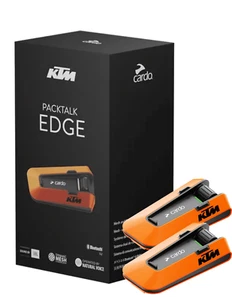 Cardo PackTalk EDGE KTM Duo Motorcycle intercom Fast Shipping in 3-6 days - Picture 1 of 1