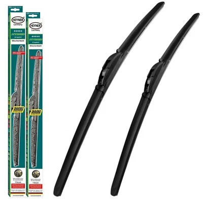 Fits Vw Golf 2 1983-1992 Heyner Aeroflat Windscreen Wiper Blades HH18"18"H - Image 1 of 4