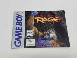 Primal Rage Authentic Nintendo Game Boy Original Manual Only - Picture 1 of 24