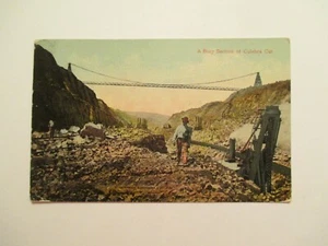 Panama Postcard A Busy Section of Culebra Cut Panama Canal - Picture 1 of 2
