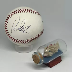 Rick Barry signed Rawlings OML Baseball JSA COA Warriors Basketball HOF A2616 - Picture 1 of 1