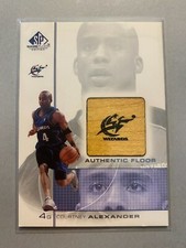 A12,847 - 2000-01 SP Game Floor Authentic Floor #CA Courtney Alexander