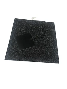 flomo Partygeschenk Geschenktüte Glitzer schwarz - Bild 1 von 5