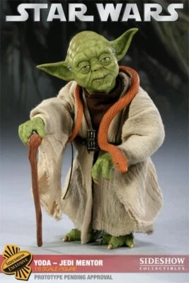 1/6 Scale Star Wars Yoda Jedi Mentor Exclusive Sideshow Collectibles JC - Image 1 of 2