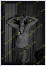 Foto Nackttanz Cabaret Dame nude Akt Erotik Maske Fetisch handsign. num. Barantl