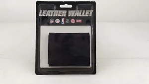 New NHL Black Leather Tri-Fold Wallet Embossed Boston Bruins Seal Box - Picture 1 of 6