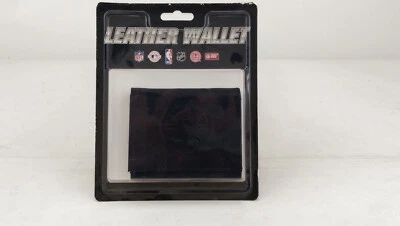 New NHL Black Leather Tri-Fold Wallet Embossed  Boston Bruins Seal Box - Image 1 of 4