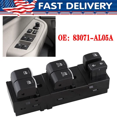 Driver Door Power Window Switch For 2015 2016 Subaru Outback Legacy 2.5L 3.6L US Foto 1 de 4