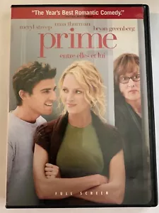 Prime (DVD, 2005, Full Screen) Meryl Streep, Uma Thurman, Bryan Greenberg - Picture 1 of 2