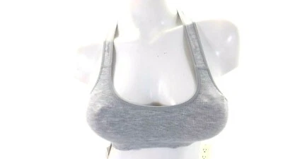 $29.99 NWOT MAKE + MODEL WOMENS GRAY THERMAL PADDED CROSS BACK BRALETTE  SIZE M - Image 1 of 4